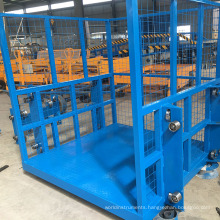 4m electric warehouse truck working platform lifting and lowering lift mechanism on promotion